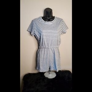 American Apparel Striped T-Shirt Romper